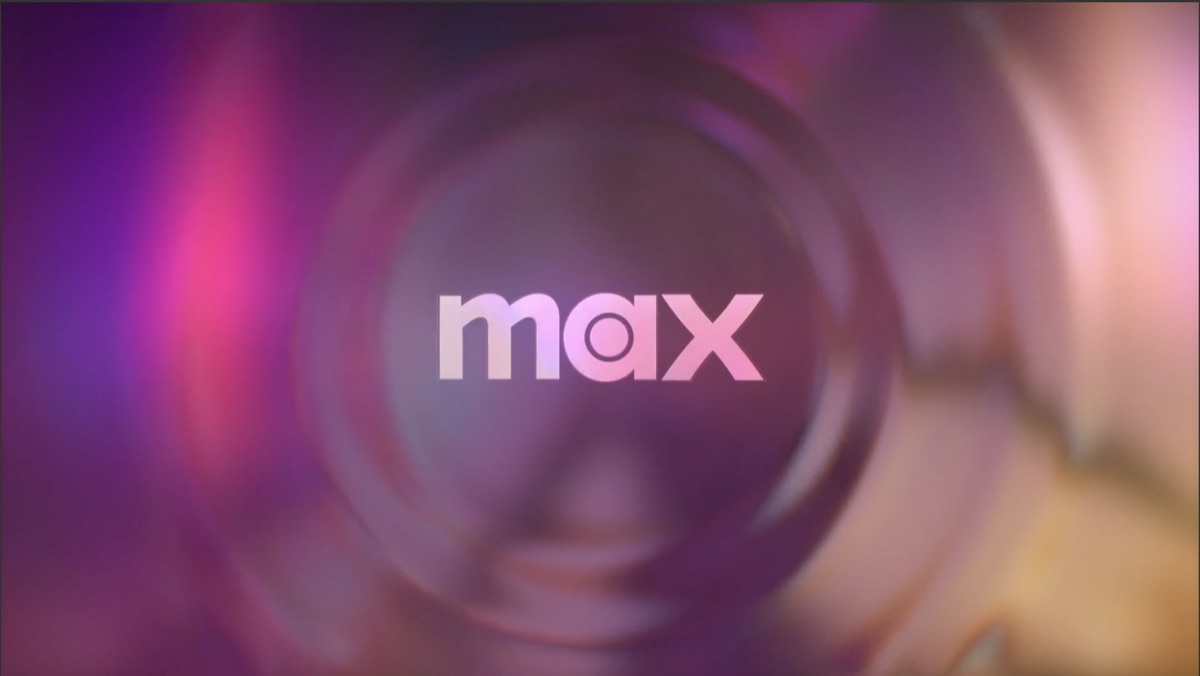 Max wordmark refracted through a lens